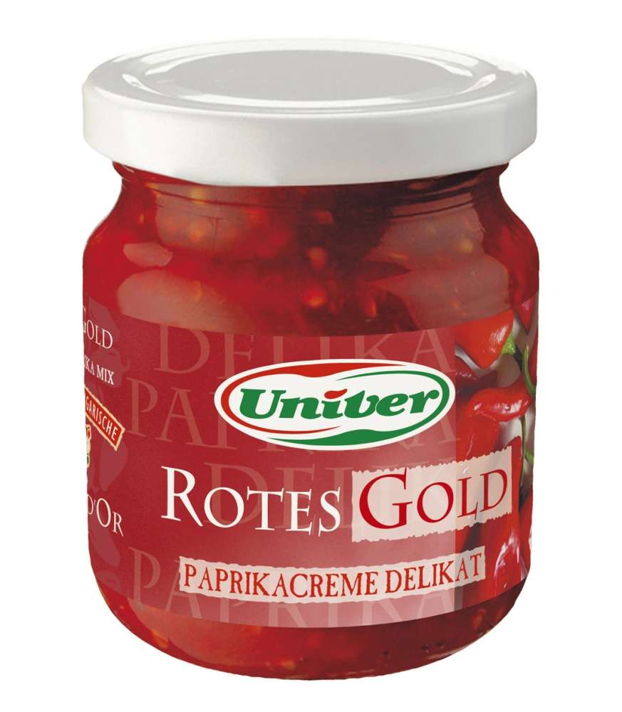 Rotes Gold, in Ungarn hergestellte Paprikacreme, mild